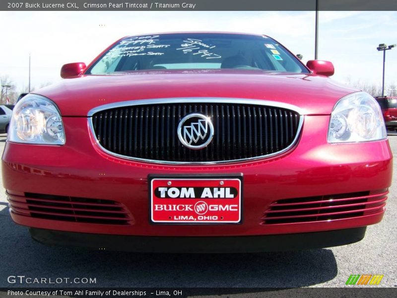 Crimson Pearl Tintcoat / Titanium Gray 2007 Buick Lucerne CXL