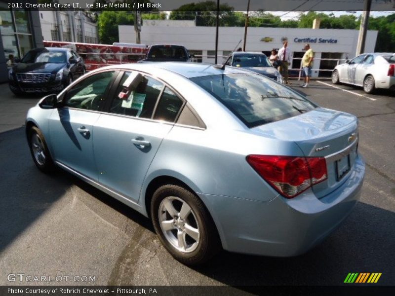 Ice Blue Metallic / Jet Black 2012 Chevrolet Cruze LT