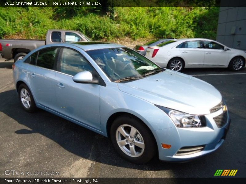 Ice Blue Metallic / Jet Black 2012 Chevrolet Cruze LT
