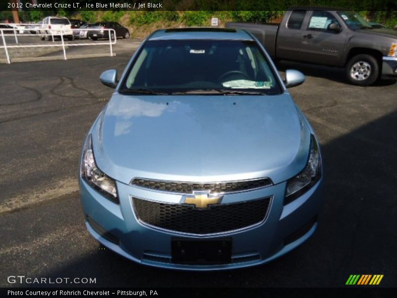 Ice Blue Metallic / Jet Black 2012 Chevrolet Cruze LT