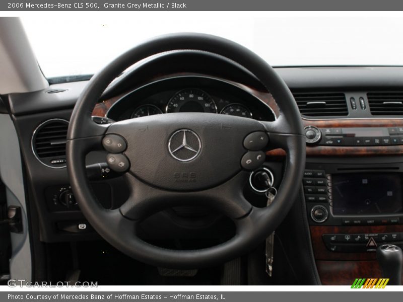 Granite Grey Metallic / Black 2006 Mercedes-Benz CLS 500