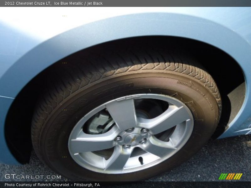 Ice Blue Metallic / Jet Black 2012 Chevrolet Cruze LT