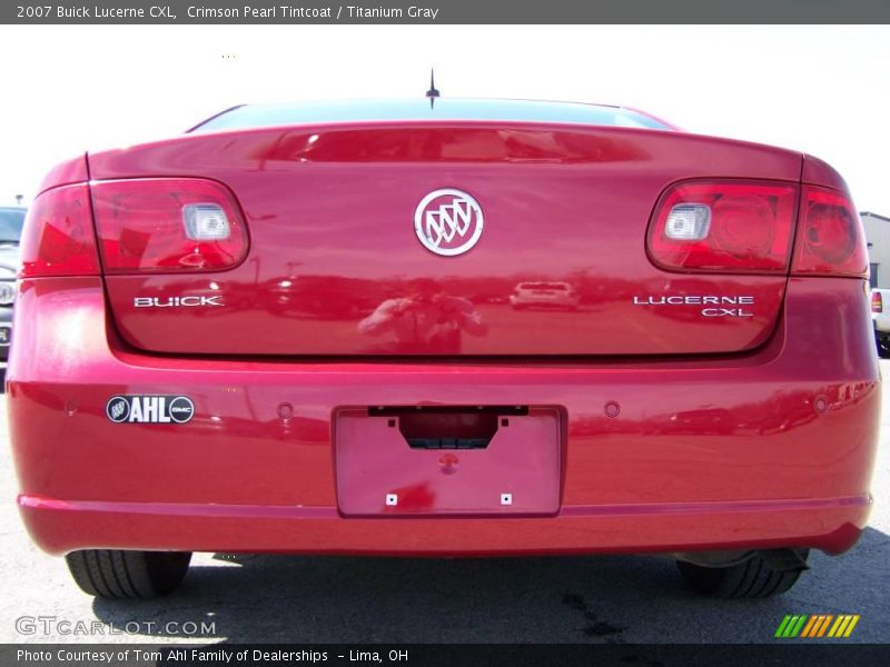 Crimson Pearl Tintcoat / Titanium Gray 2007 Buick Lucerne CXL