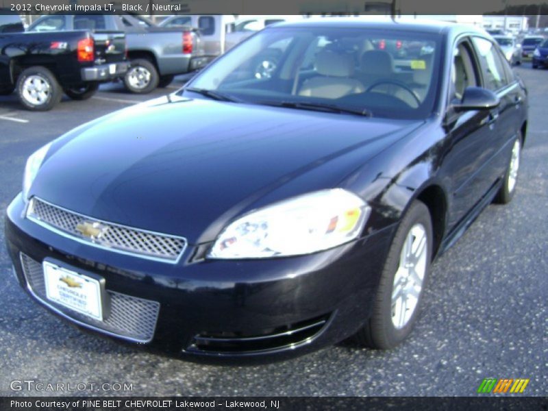 Black / Neutral 2012 Chevrolet Impala LT