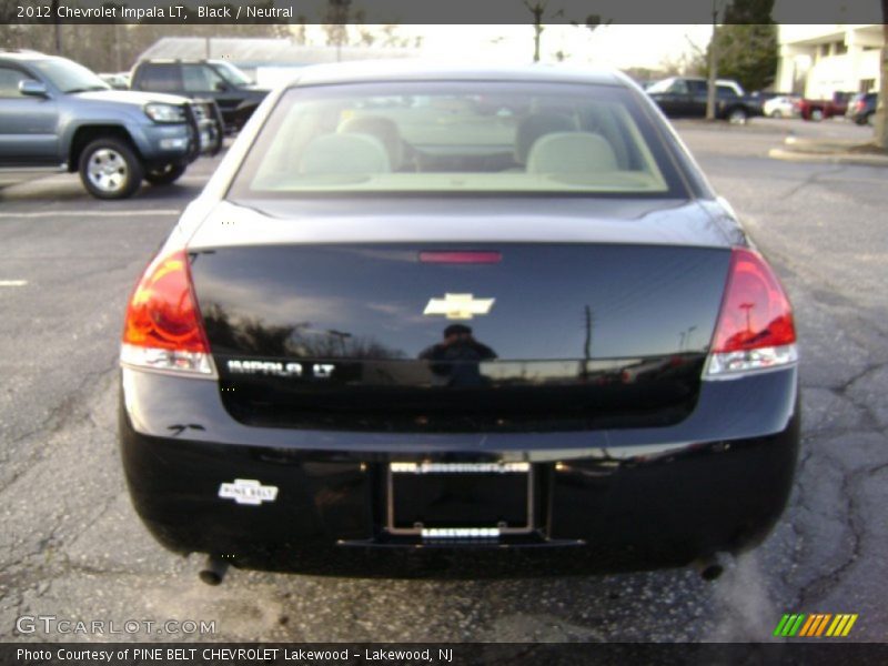 Black / Neutral 2012 Chevrolet Impala LT