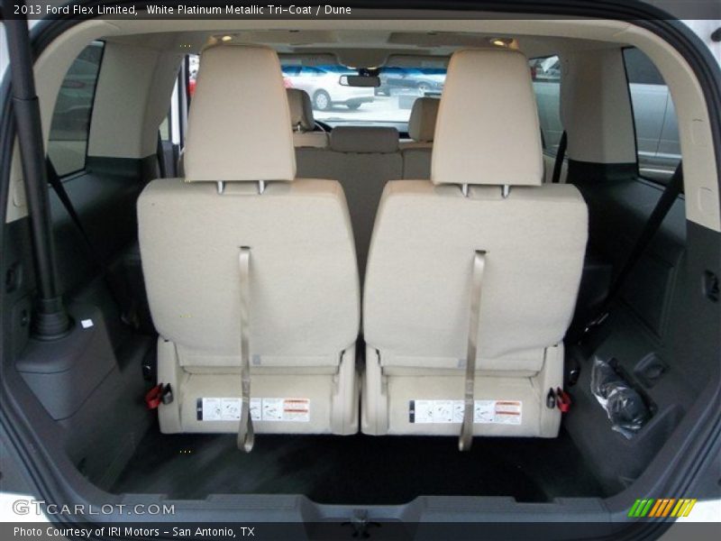 White Platinum Metallic Tri-Coat / Dune 2013 Ford Flex Limited