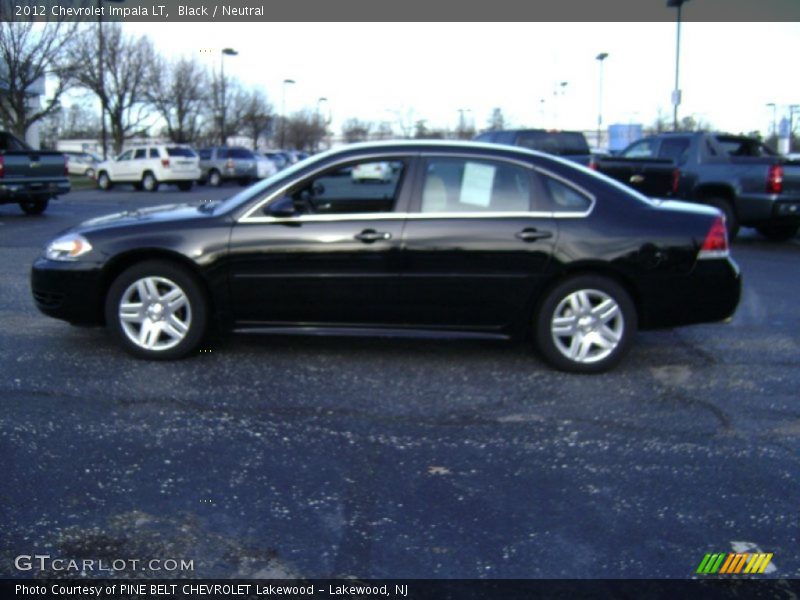 Black / Neutral 2012 Chevrolet Impala LT