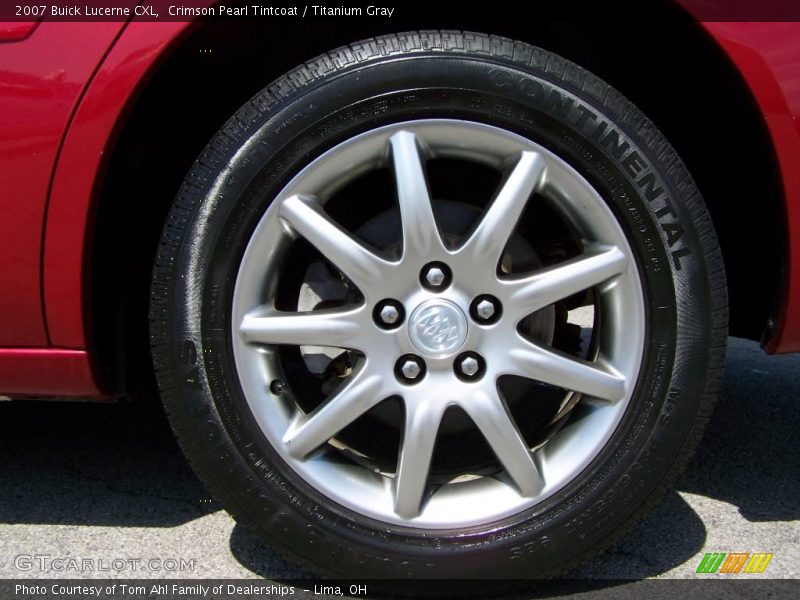 Crimson Pearl Tintcoat / Titanium Gray 2007 Buick Lucerne CXL