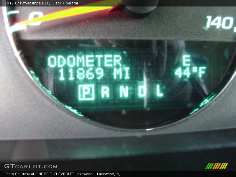 Black / Neutral 2012 Chevrolet Impala LT