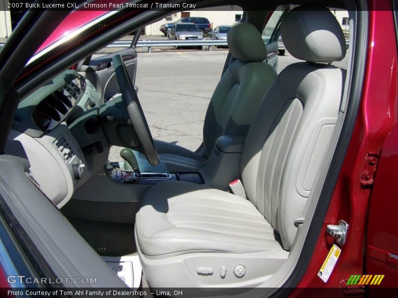 Crimson Pearl Tintcoat / Titanium Gray 2007 Buick Lucerne CXL