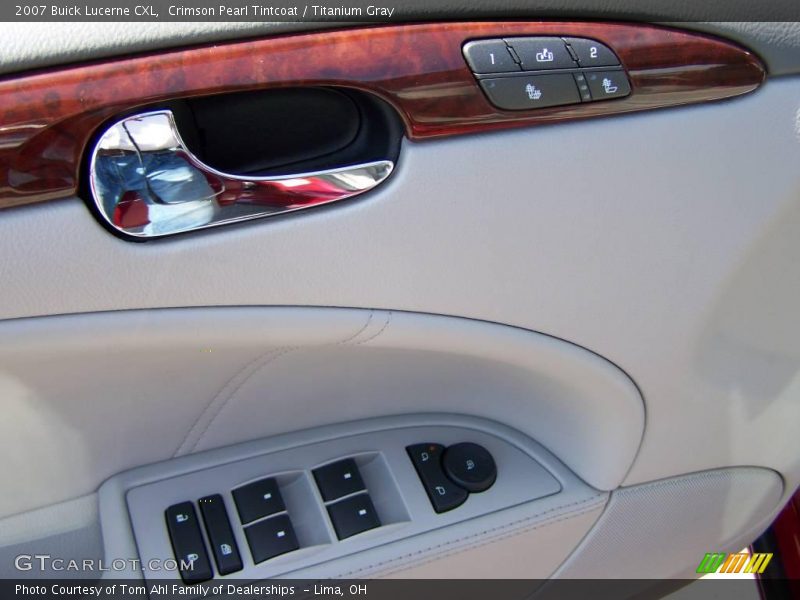 Crimson Pearl Tintcoat / Titanium Gray 2007 Buick Lucerne CXL