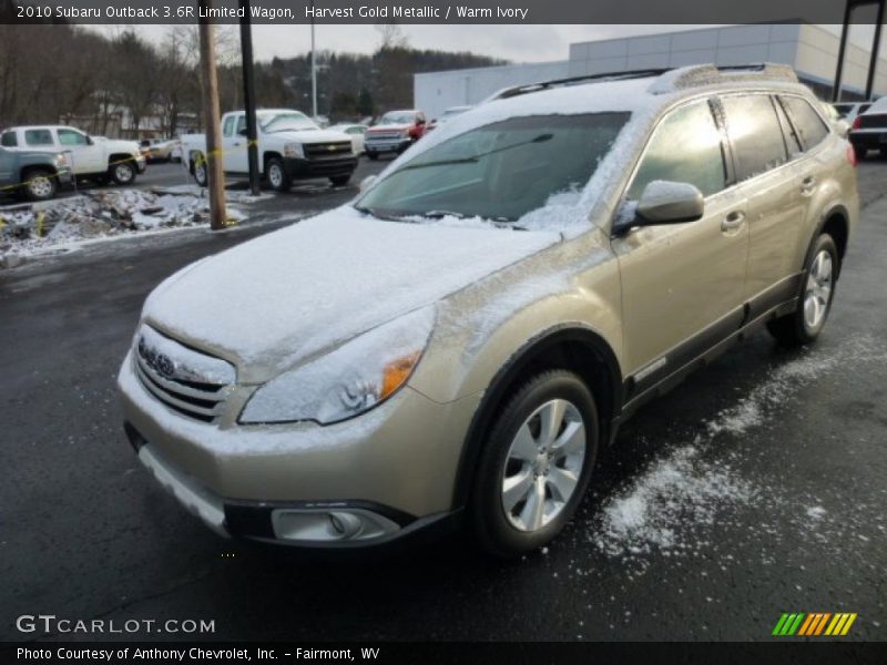 Harvest Gold Metallic / Warm Ivory 2010 Subaru Outback 3.6R Limited Wagon