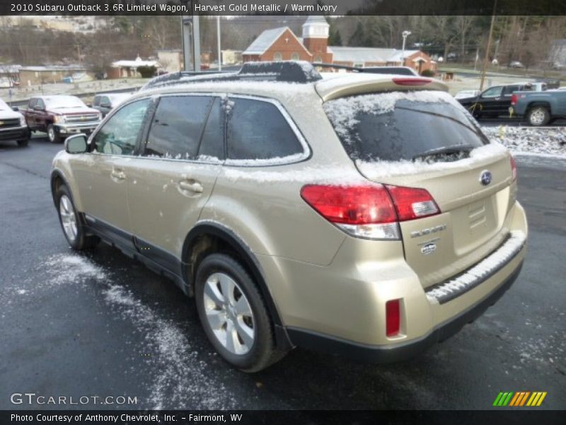 Harvest Gold Metallic / Warm Ivory 2010 Subaru Outback 3.6R Limited Wagon