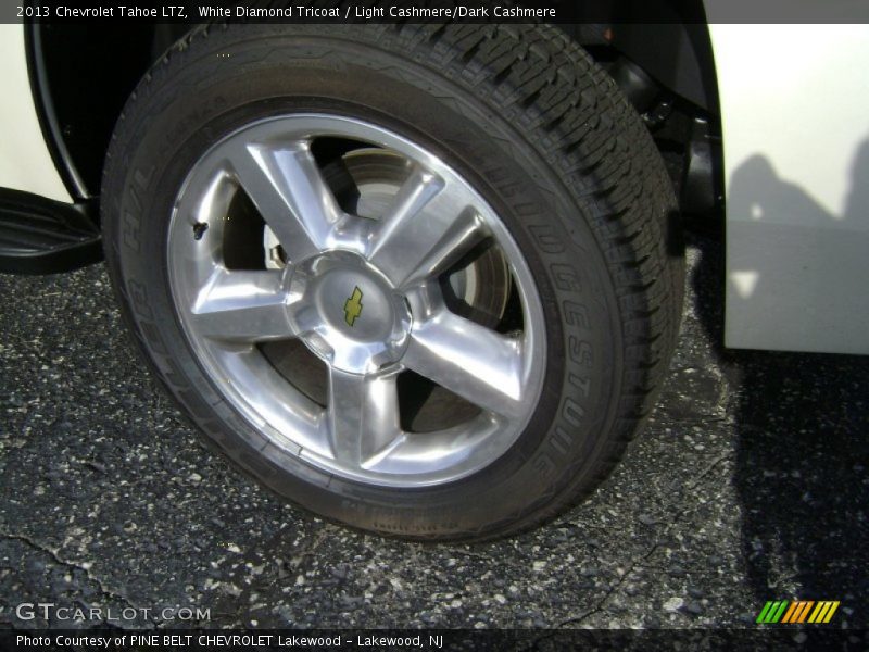White Diamond Tricoat / Light Cashmere/Dark Cashmere 2013 Chevrolet Tahoe LTZ