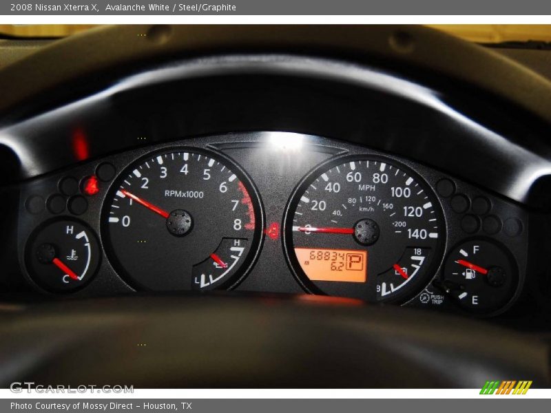 Avalanche White / Steel/Graphite 2008 Nissan Xterra X