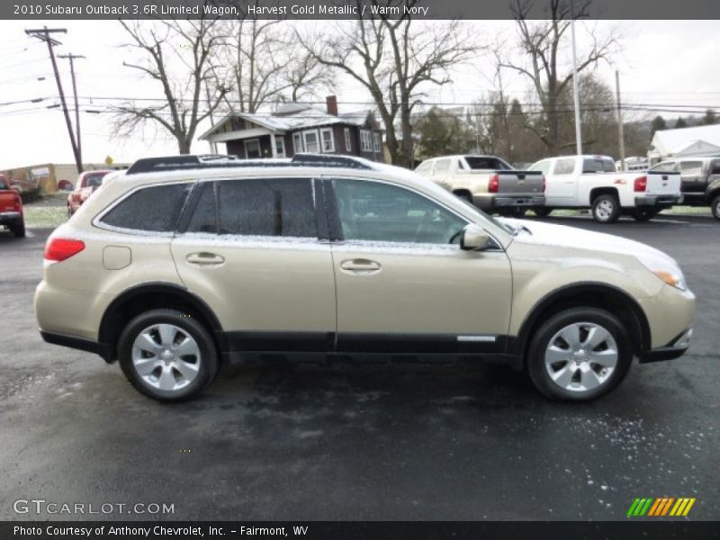 Harvest Gold Metallic / Warm Ivory 2010 Subaru Outback 3.6R Limited Wagon