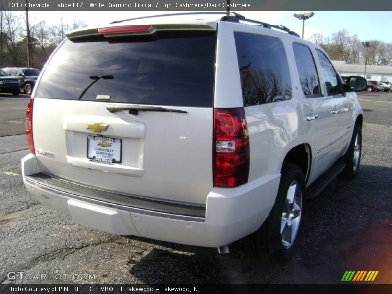 White Diamond Tricoat / Light Cashmere/Dark Cashmere 2013 Chevrolet Tahoe LTZ