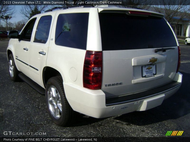 White Diamond Tricoat / Light Cashmere/Dark Cashmere 2013 Chevrolet Tahoe LTZ