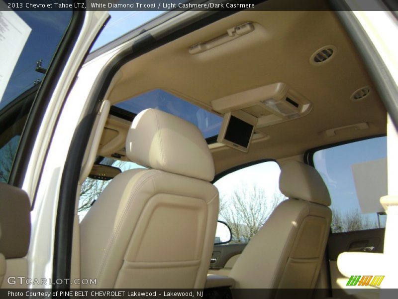 White Diamond Tricoat / Light Cashmere/Dark Cashmere 2013 Chevrolet Tahoe LTZ