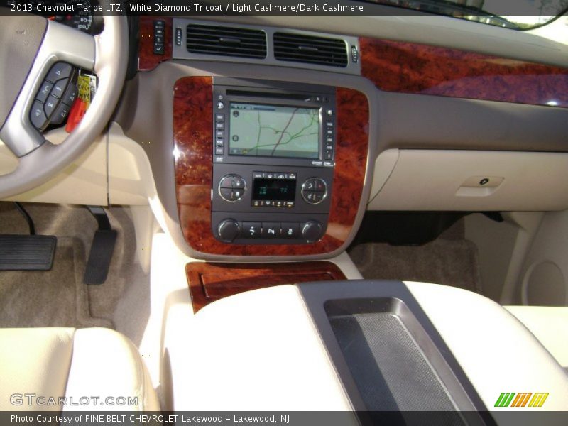 White Diamond Tricoat / Light Cashmere/Dark Cashmere 2013 Chevrolet Tahoe LTZ