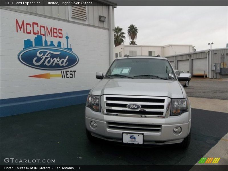 Ingot Silver / Stone 2013 Ford Expedition EL Limited