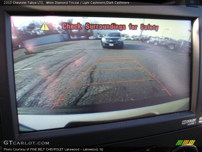 White Diamond Tricoat / Light Cashmere/Dark Cashmere 2013 Chevrolet Tahoe LTZ