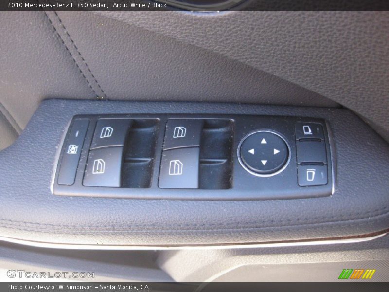 Arctic White / Black 2010 Mercedes-Benz E 350 Sedan