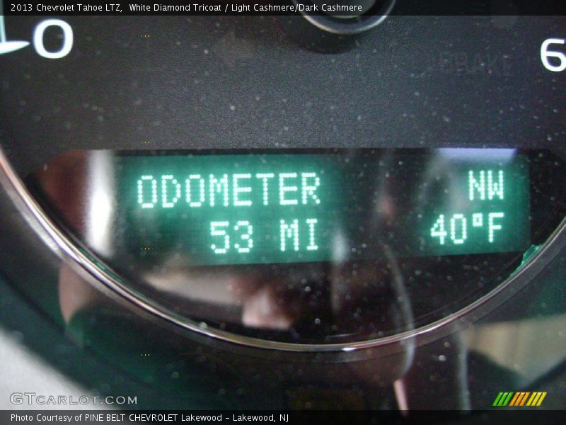 White Diamond Tricoat / Light Cashmere/Dark Cashmere 2013 Chevrolet Tahoe LTZ