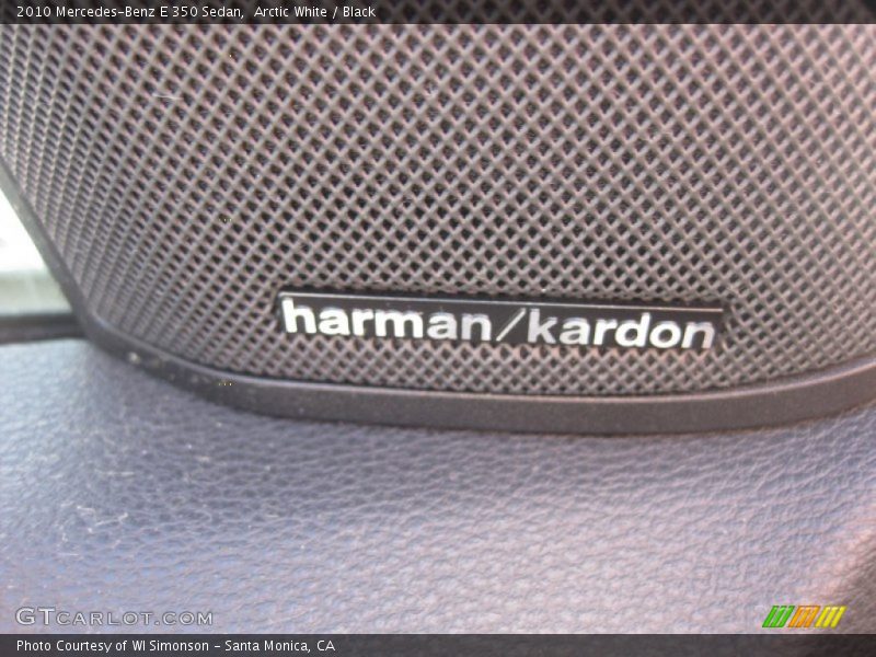 Arctic White / Black 2010 Mercedes-Benz E 350 Sedan