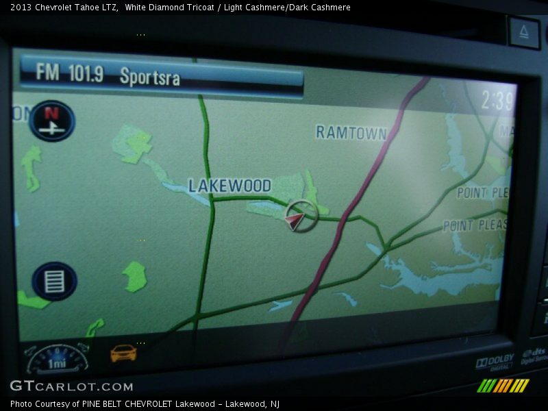 White Diamond Tricoat / Light Cashmere/Dark Cashmere 2013 Chevrolet Tahoe LTZ