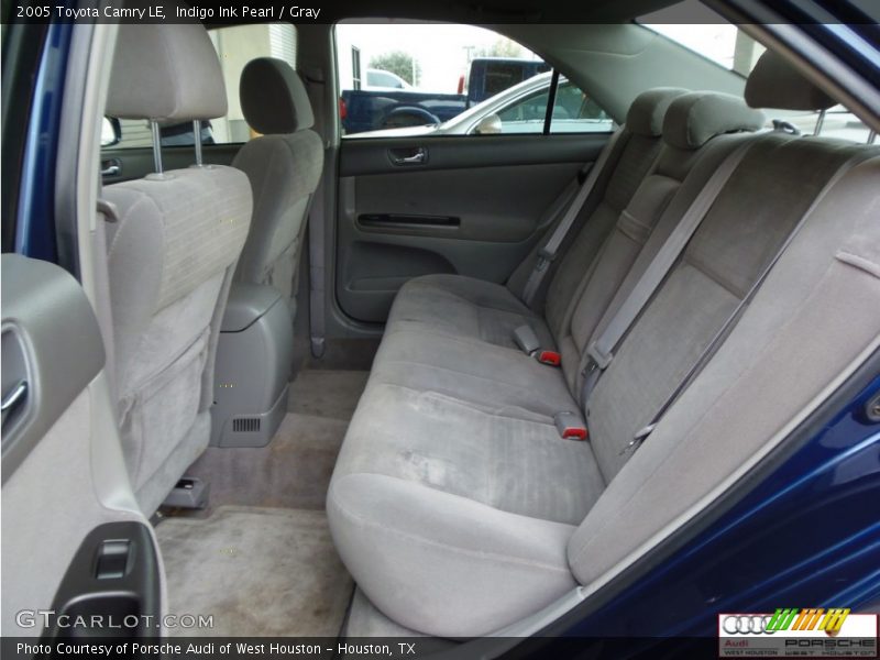 Indigo Ink Pearl / Gray 2005 Toyota Camry LE