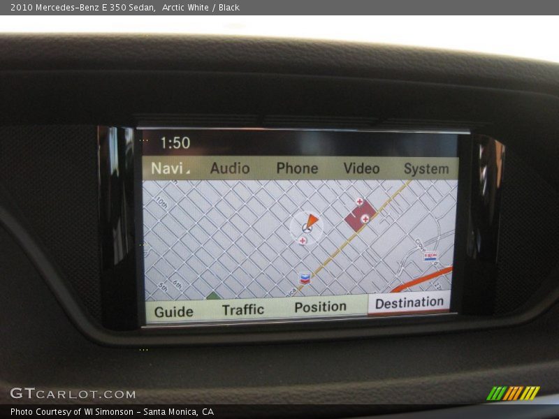 Arctic White / Black 2010 Mercedes-Benz E 350 Sedan