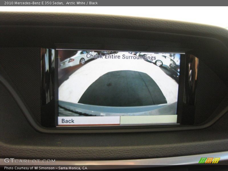 Arctic White / Black 2010 Mercedes-Benz E 350 Sedan