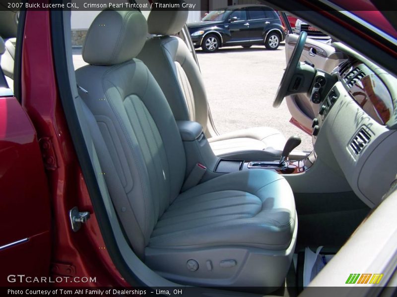 Crimson Pearl Tintcoat / Titanium Gray 2007 Buick Lucerne CXL