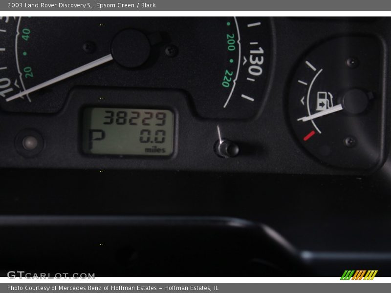 Epsom Green / Black 2003 Land Rover Discovery S