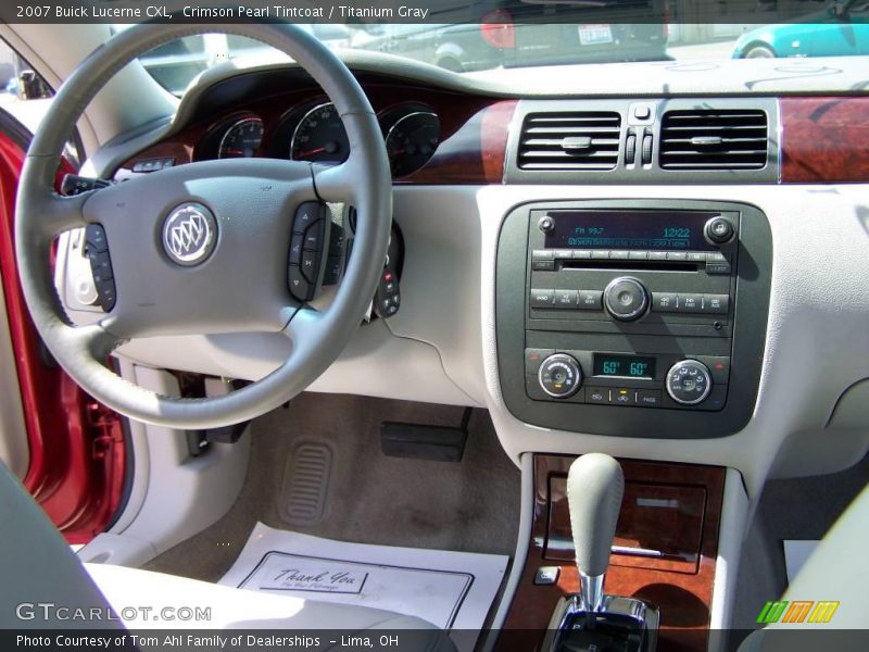 Crimson Pearl Tintcoat / Titanium Gray 2007 Buick Lucerne CXL