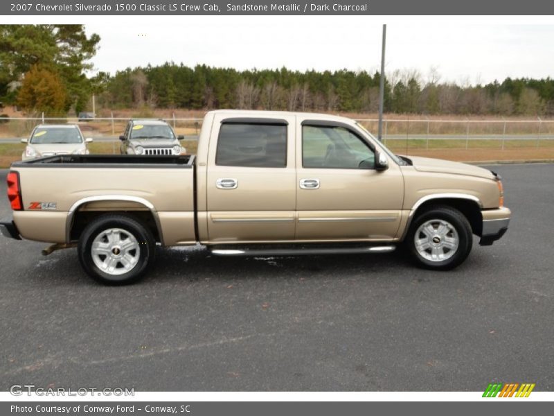 Sandstone Metallic / Dark Charcoal 2007 Chevrolet Silverado 1500 Classic LS Crew Cab