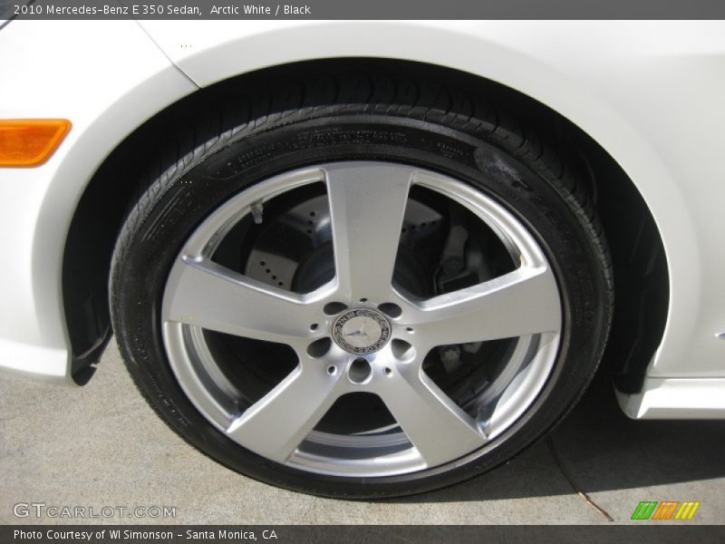 Arctic White / Black 2010 Mercedes-Benz E 350 Sedan