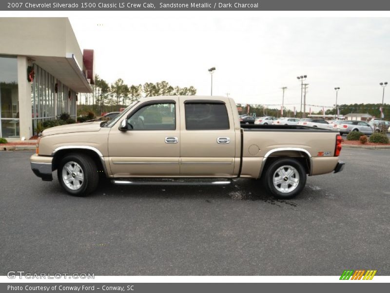 Sandstone Metallic / Dark Charcoal 2007 Chevrolet Silverado 1500 Classic LS Crew Cab