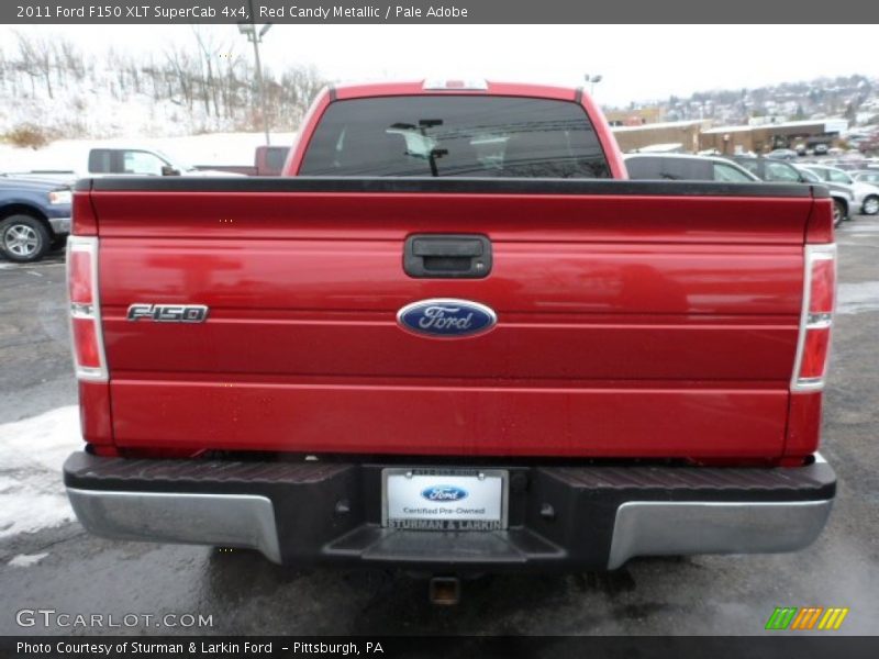 Red Candy Metallic / Pale Adobe 2011 Ford F150 XLT SuperCab 4x4