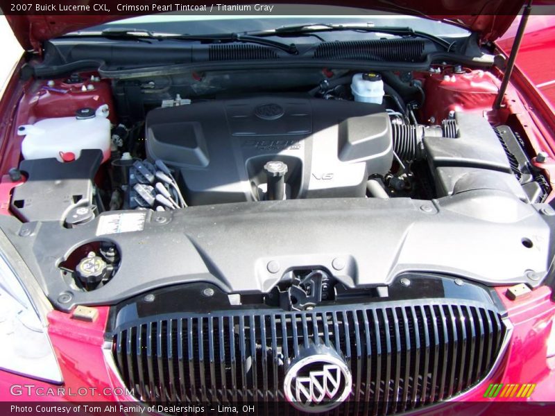 Crimson Pearl Tintcoat / Titanium Gray 2007 Buick Lucerne CXL