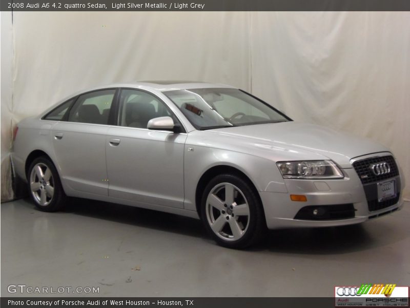 Light Silver Metallic / Light Grey 2008 Audi A6 4.2 quattro Sedan