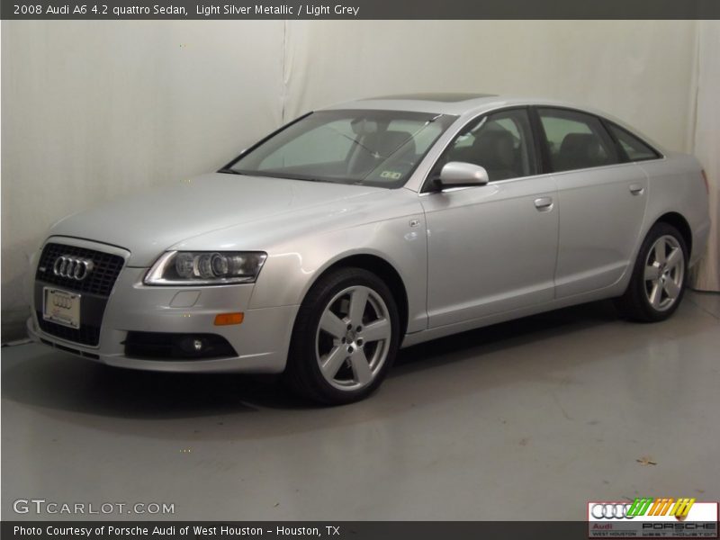 Light Silver Metallic / Light Grey 2008 Audi A6 4.2 quattro Sedan