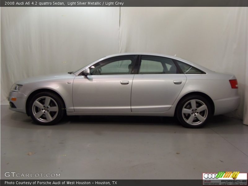 Light Silver Metallic / Light Grey 2008 Audi A6 4.2 quattro Sedan