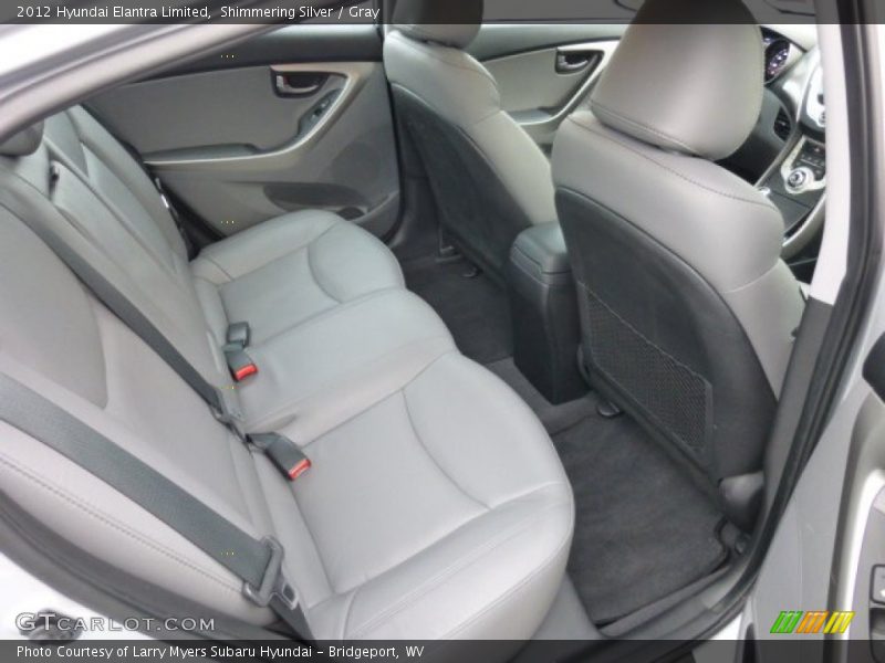 Shimmering Silver / Gray 2012 Hyundai Elantra Limited