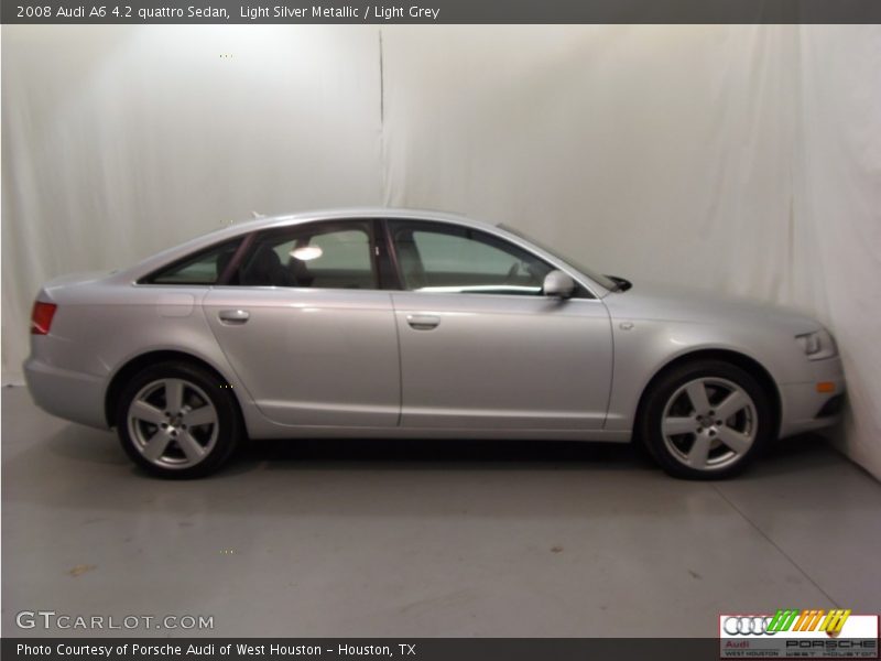 Light Silver Metallic / Light Grey 2008 Audi A6 4.2 quattro Sedan