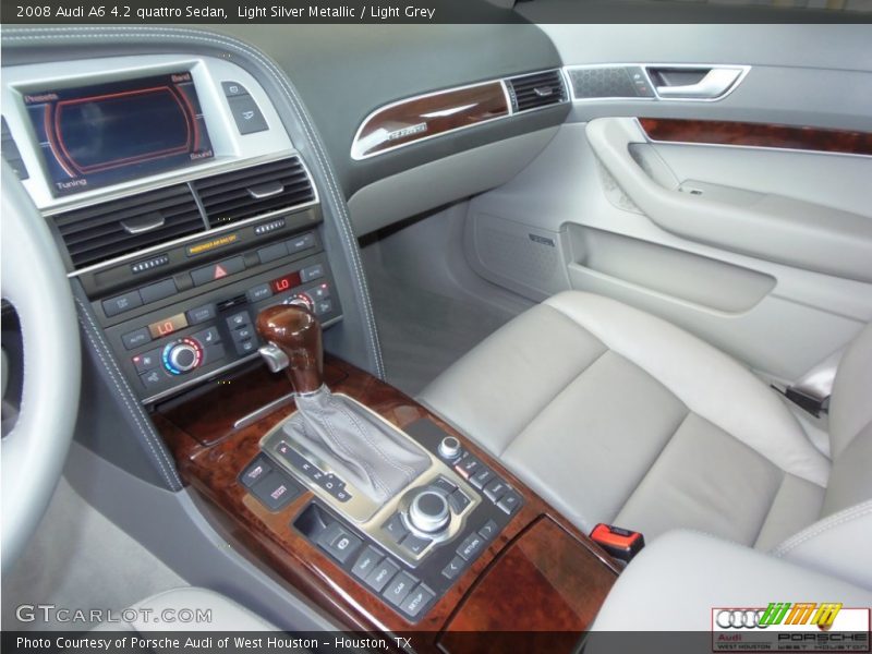 Light Silver Metallic / Light Grey 2008 Audi A6 4.2 quattro Sedan