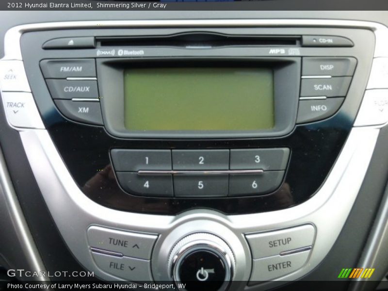 Shimmering Silver / Gray 2012 Hyundai Elantra Limited