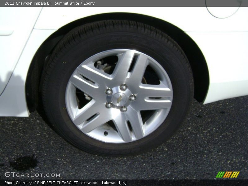 Summit White / Ebony 2012 Chevrolet Impala LT