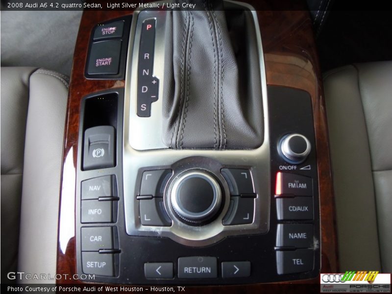 Light Silver Metallic / Light Grey 2008 Audi A6 4.2 quattro Sedan